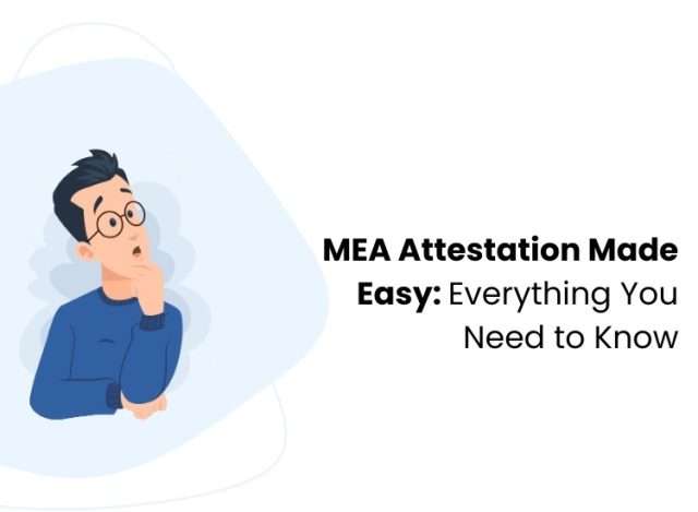MEA Attestation service in India