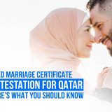 Marriage certificate attestation for Qatar