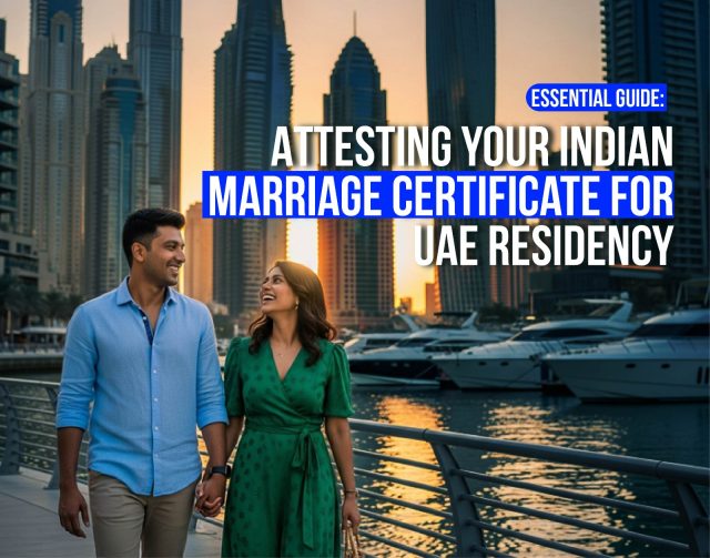 attesting your marriage certificate for uae residency