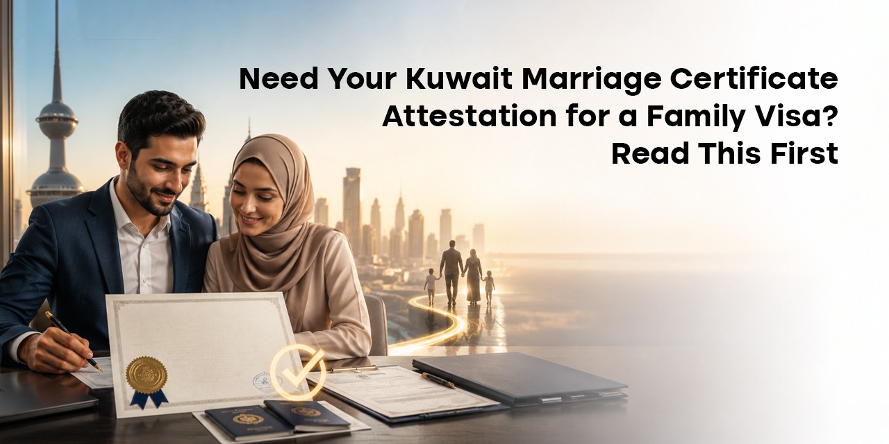 Need Your Kuwait Marriage Certificate Attestation for a Family Visa? Read This First